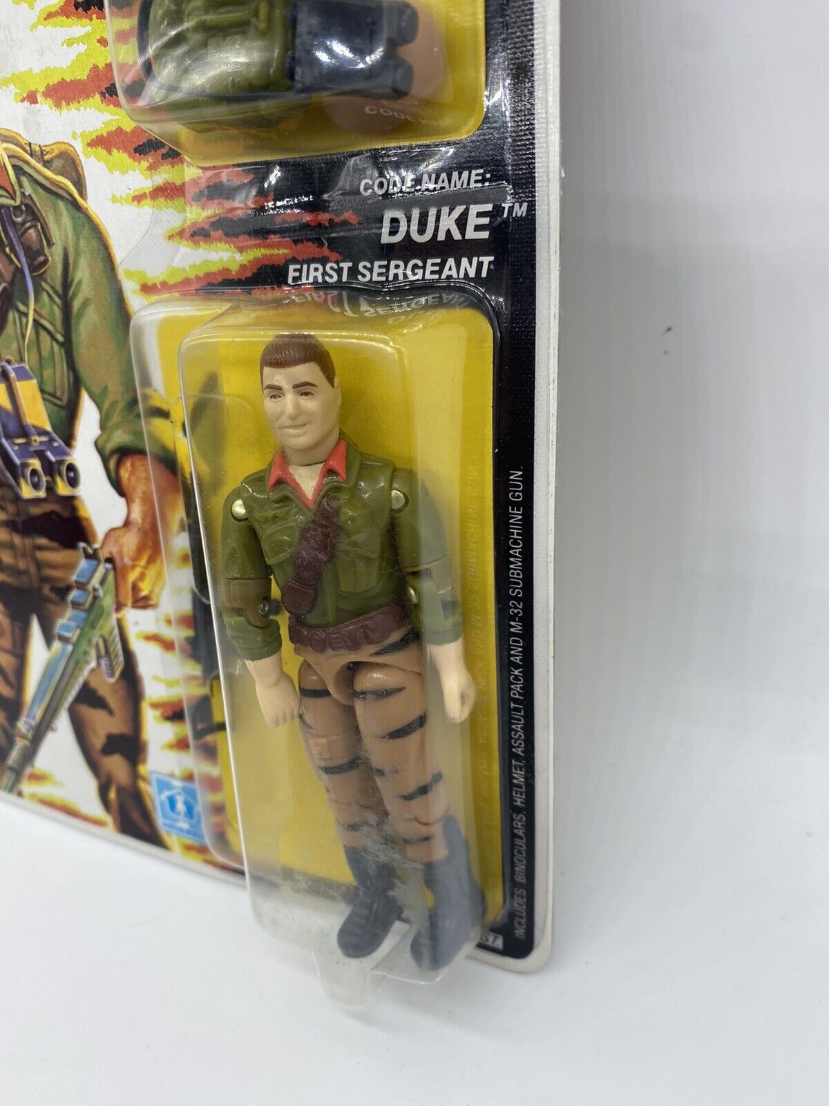 G.I. Joe Tiger Force Duke MOC, vintage 1980s toy figure