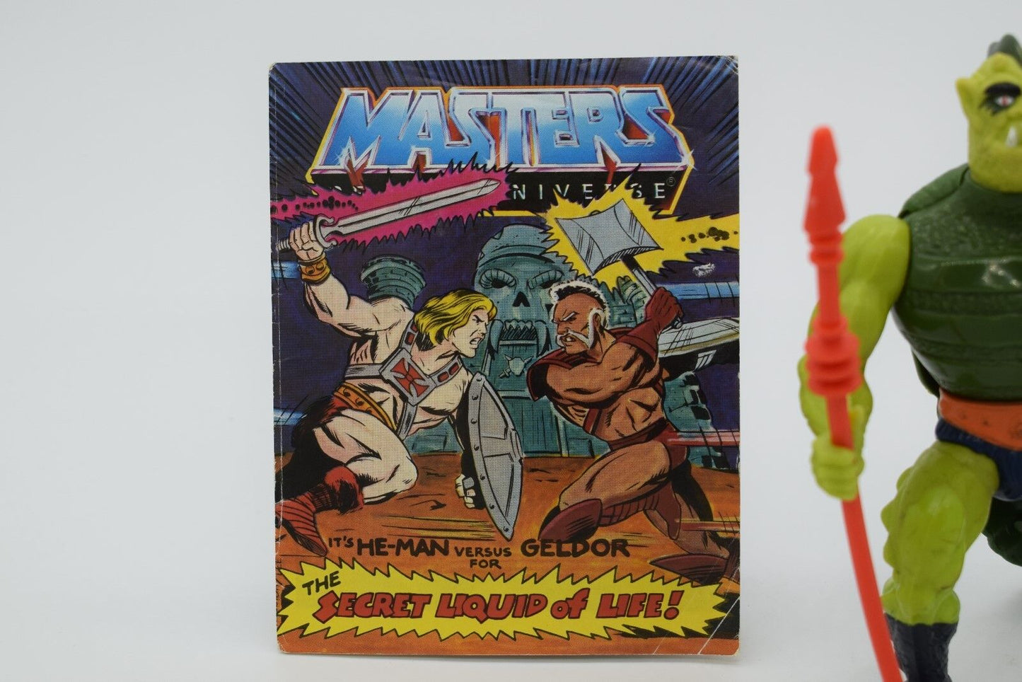 He-Man Whiplash complete and with comic