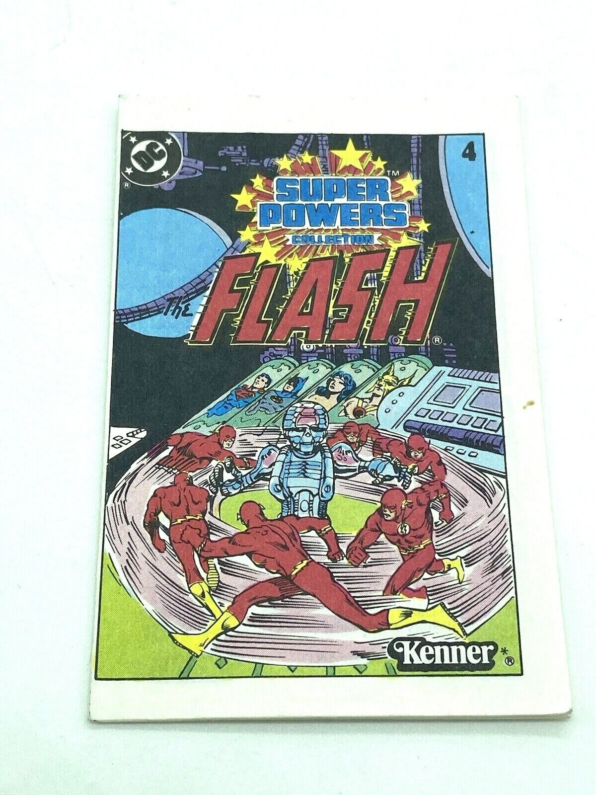 Super Powers The Flash with Comic working action DC