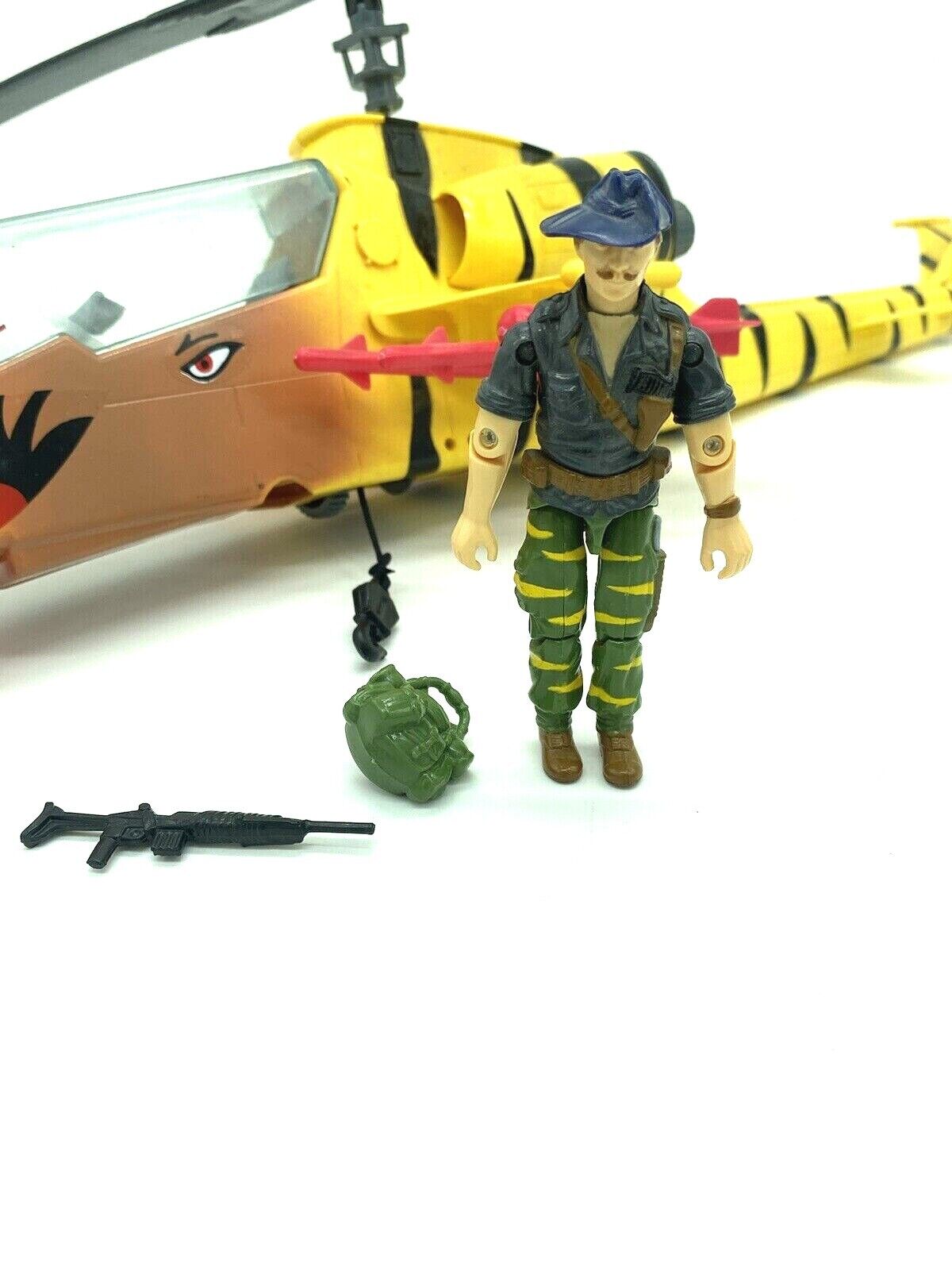 G.I. Joe Tigerfly Tiger Force helicopter with Recondo Tiger Fly