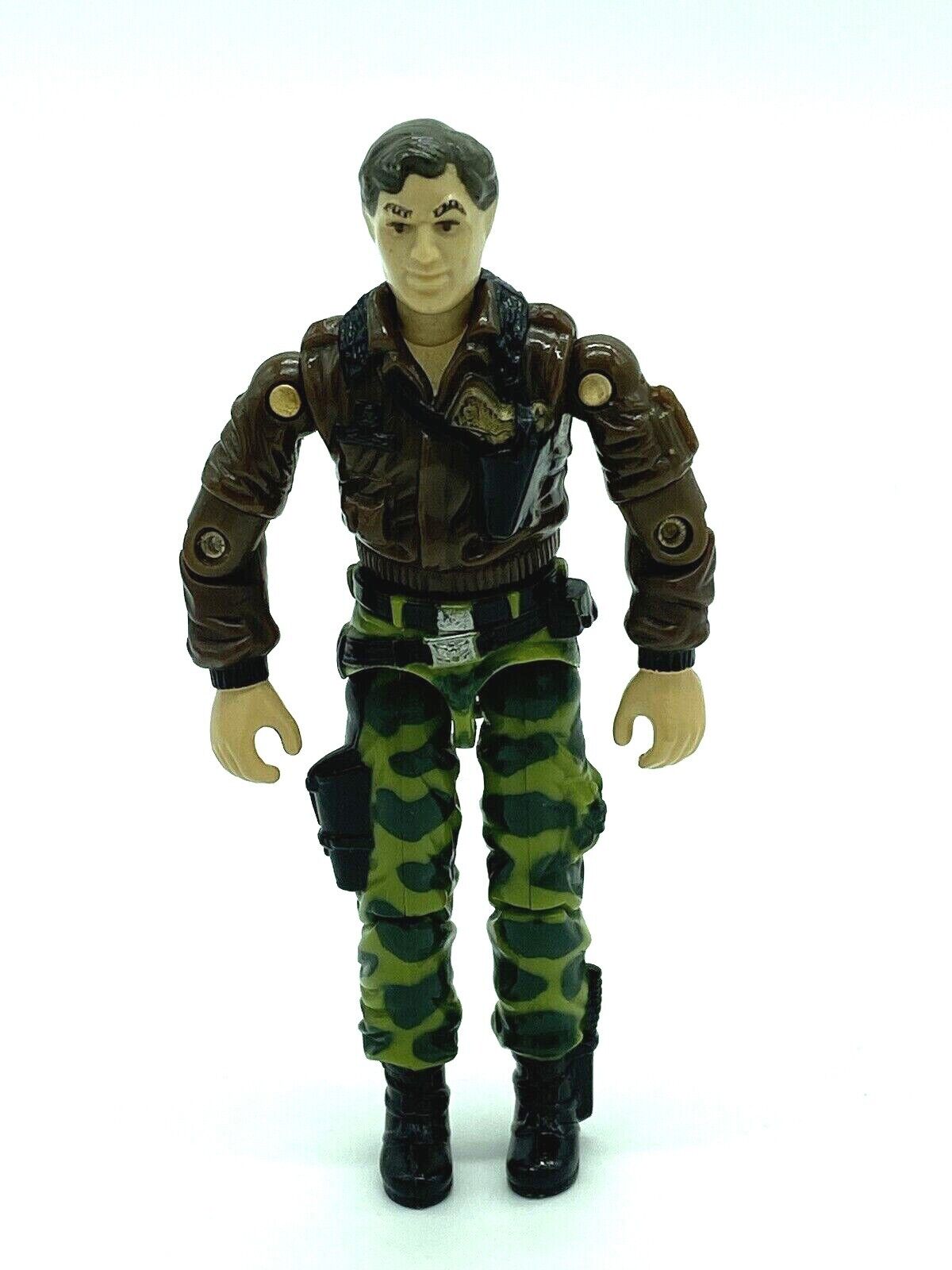 G.I. Joe Hawk complete figure. General Hawk with Action Force file card