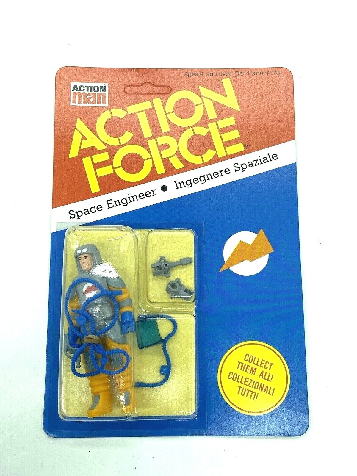 Action Force Palitoy Space Engineer MOC unpunched Space Force