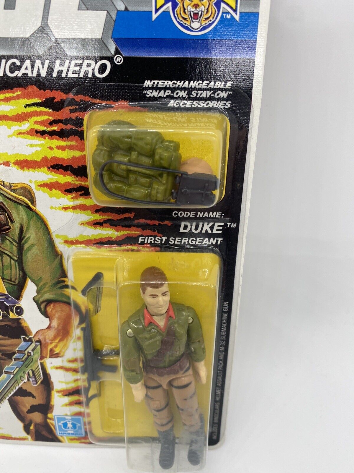 G.I. Joe Tiger Force Duke MOC, vintage 1980s toy figure