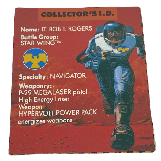 Starcom Collectors ID LT Bob T Rogers